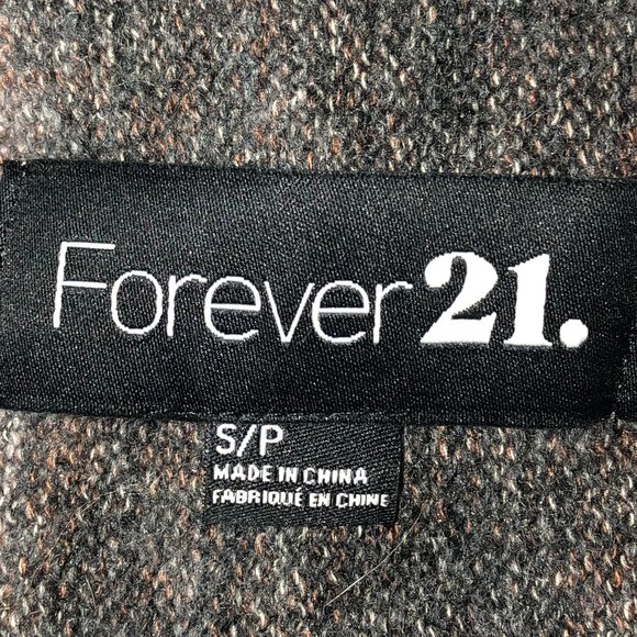 Forever 21 Dolman Sleeve Cocoon Gray Kimono - Picture 7 of 8